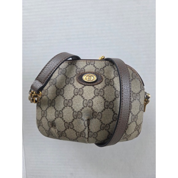 Gucci Handbags - Gucci Accessory Collection GG Supreme Vintage Crossbody Bag Brown Monogram